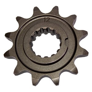 SPROCKET FRONT STD SHE/GAS/RIEJU SE-R250-300 14-20, SE-F450-510 05-24, EC/XC200-300 97-20, MC200-300 21-24  12T